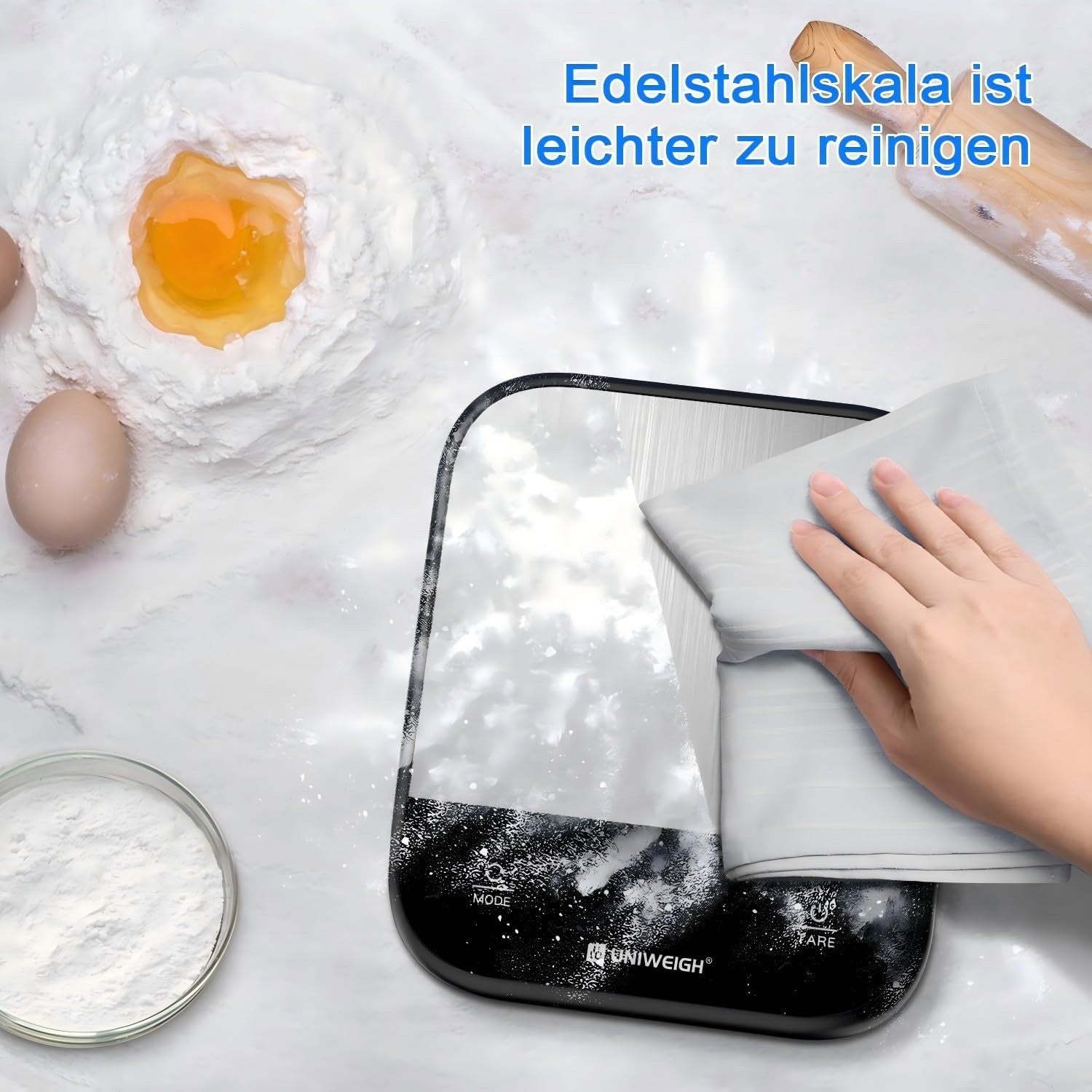 Lebensmittelwaage für die Küche,Digitalwaage Gramm und Unzen