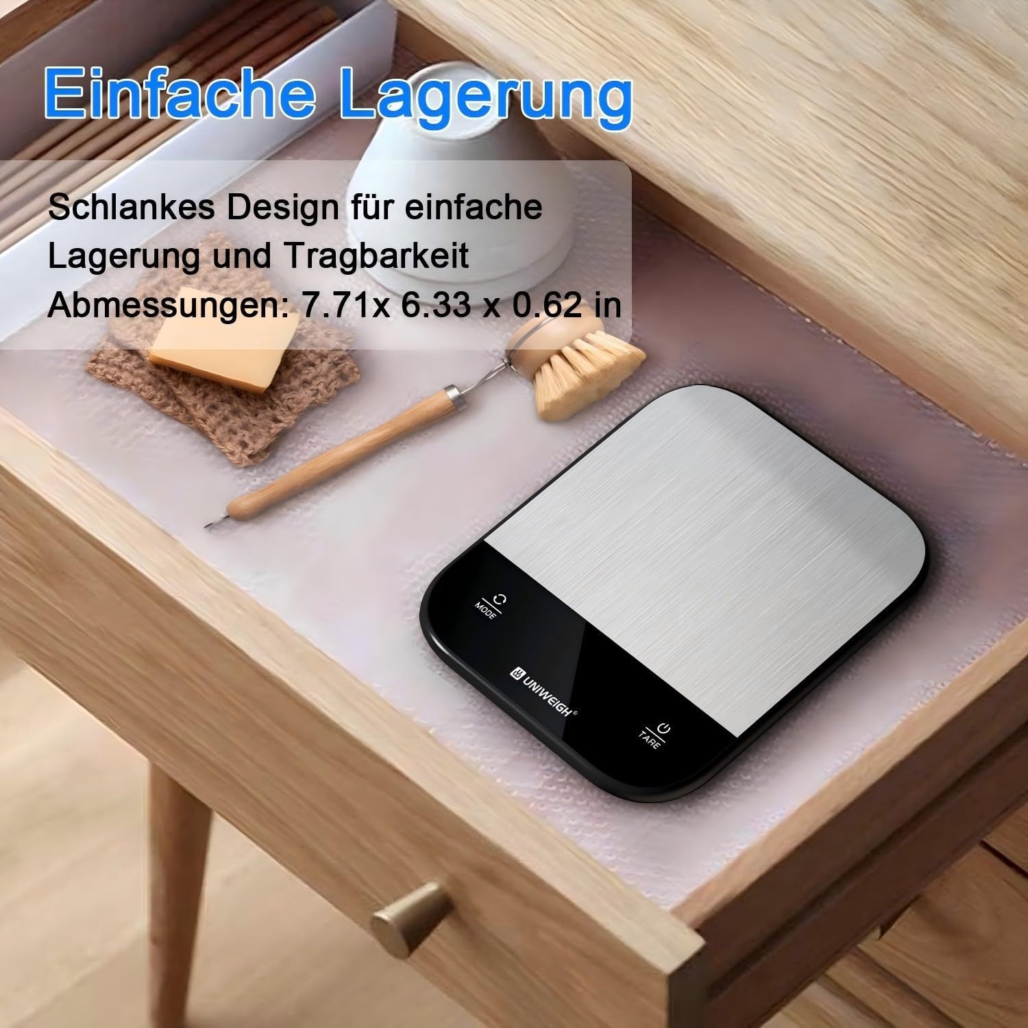 Lebensmittelwaage für die Küche,Digitalwaage Gramm und Unzen